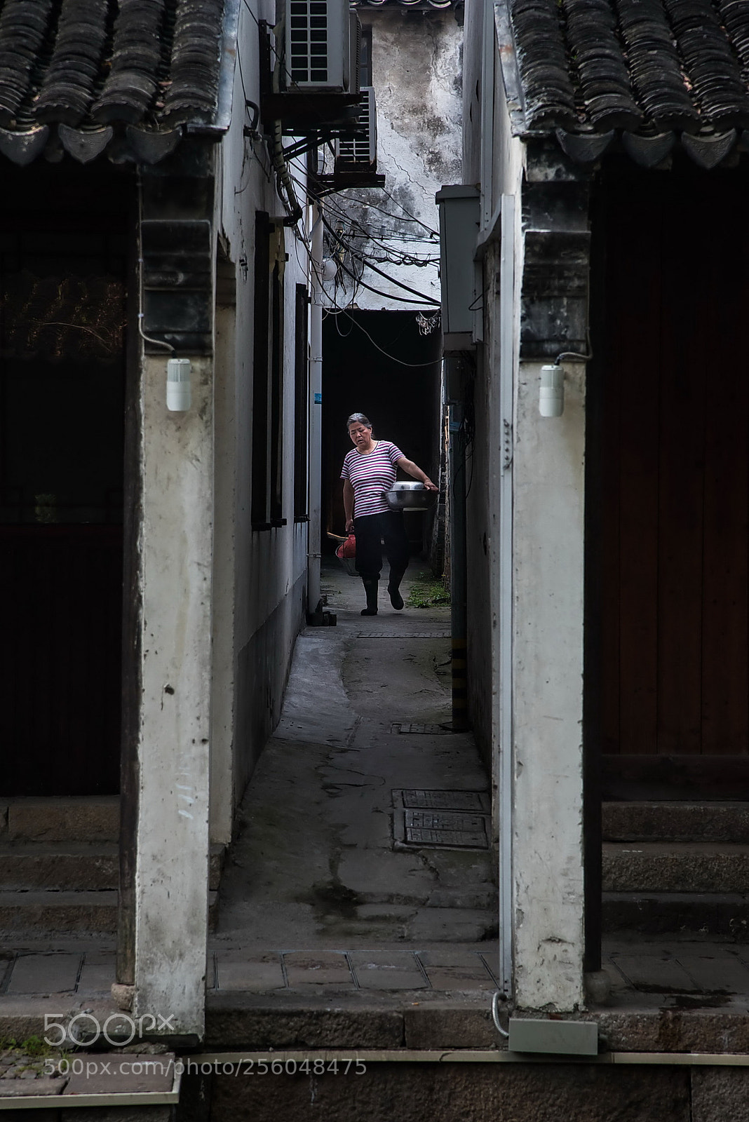 Nikon D750 sample photo. A small alley photography