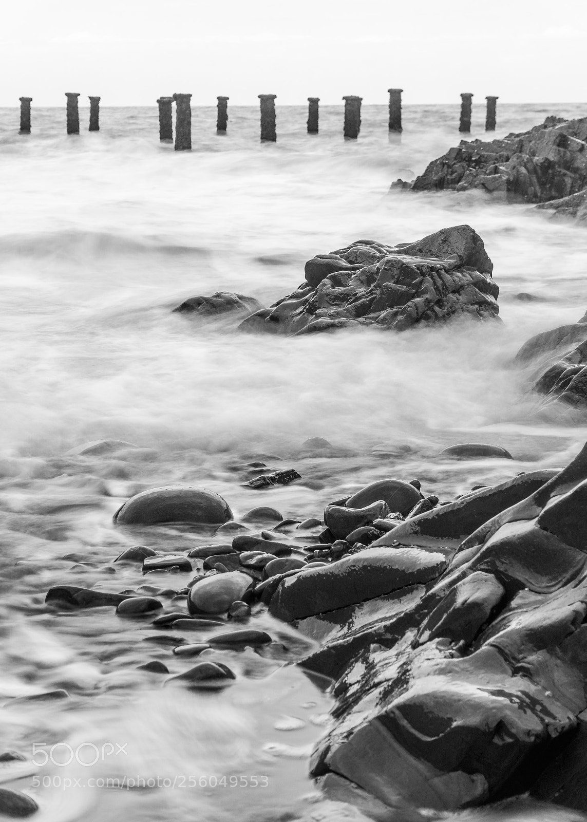 Sony a6000 sample photo. Old pier stumps photography