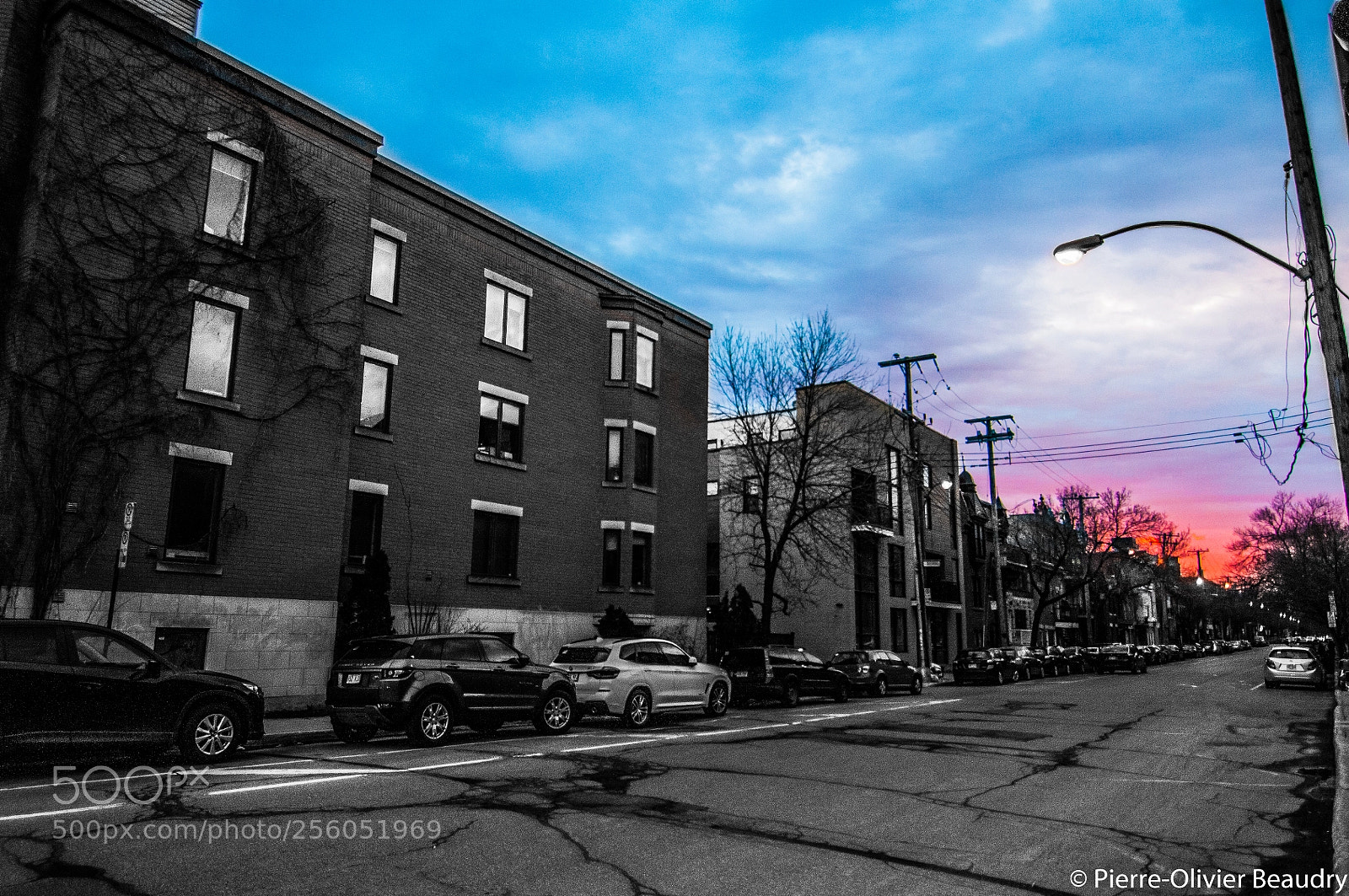Nikon D300S sample photo. Sunset - plateau mont-royal photography
