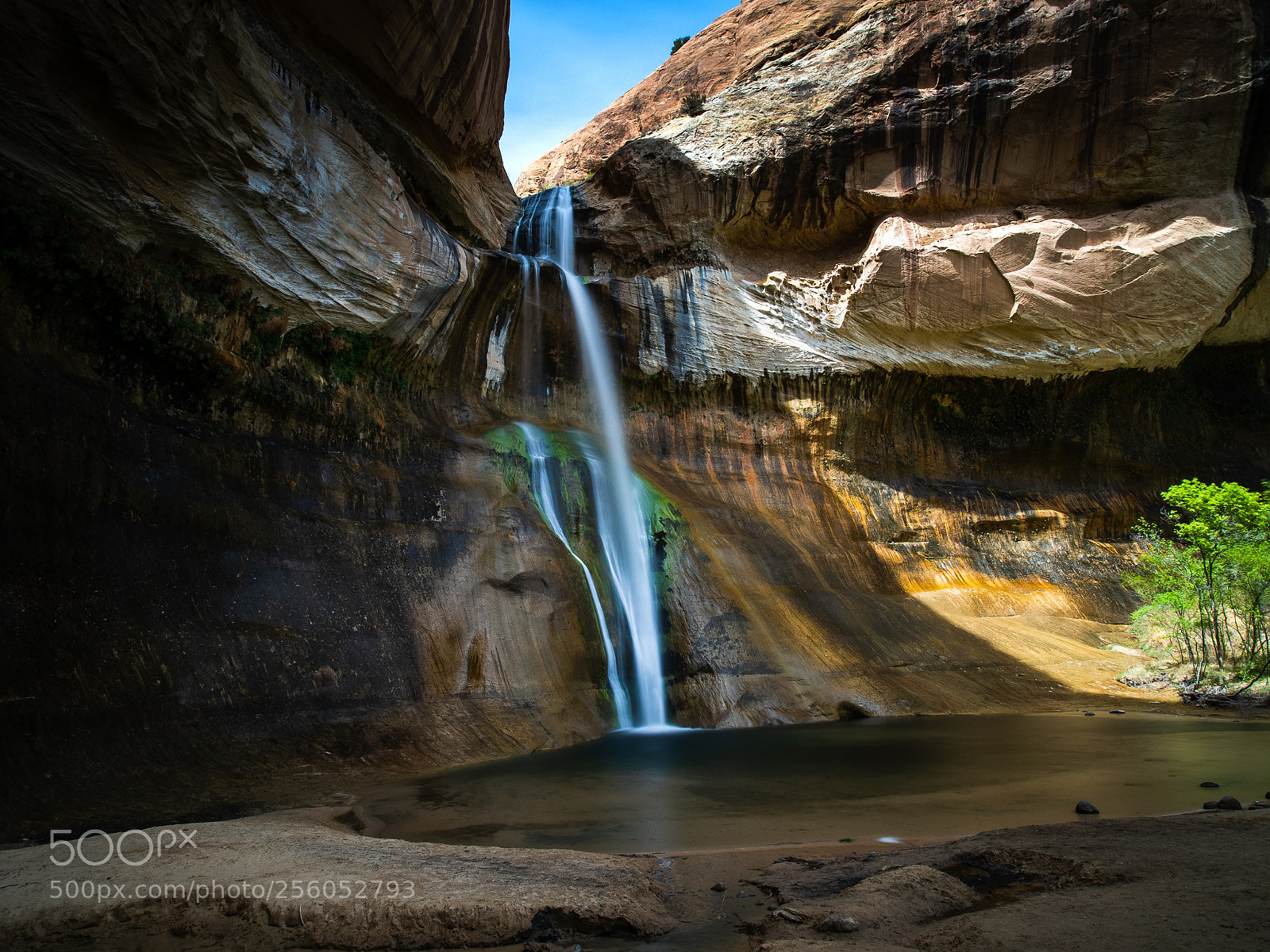 Olympus OM-D E-M5 sample photo. Lower calf creek falls photography