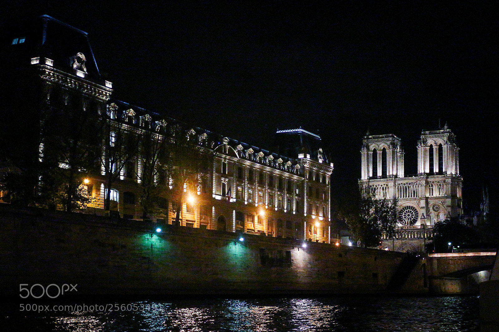 Canon EOS 650D (EOS Rebel T4i / EOS Kiss X6i) sample photo. Midnight notre dame photography
