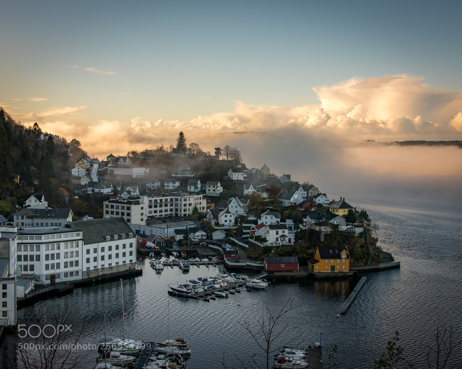 Nikon D810 sample photo. Coastal village of salhus photography