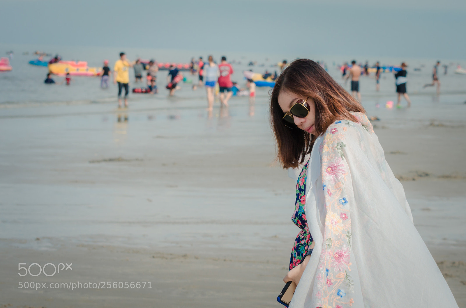 Nikon D5100 sample photo. Girl with the beach photography
