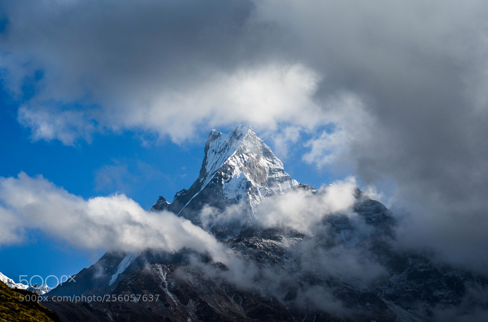 Nikon D5100 sample photo. Machhapuchchhre photography