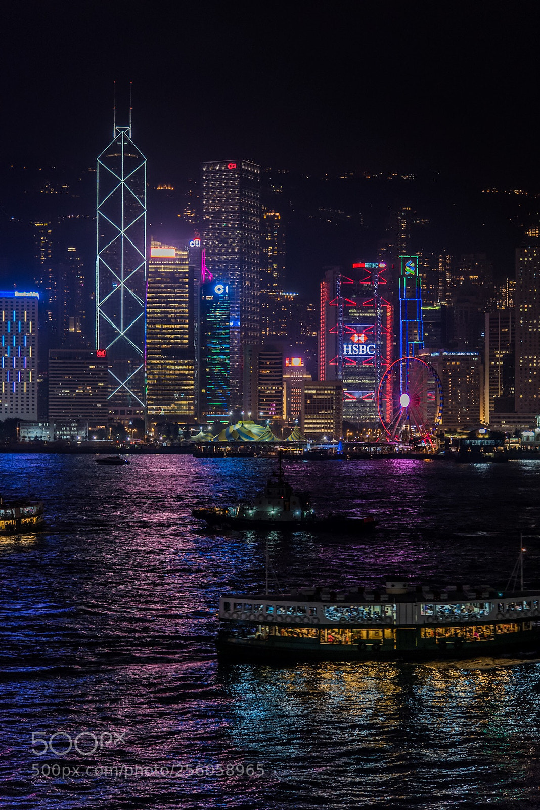 Nikon D750 sample photo. Hong kong nightscape photography