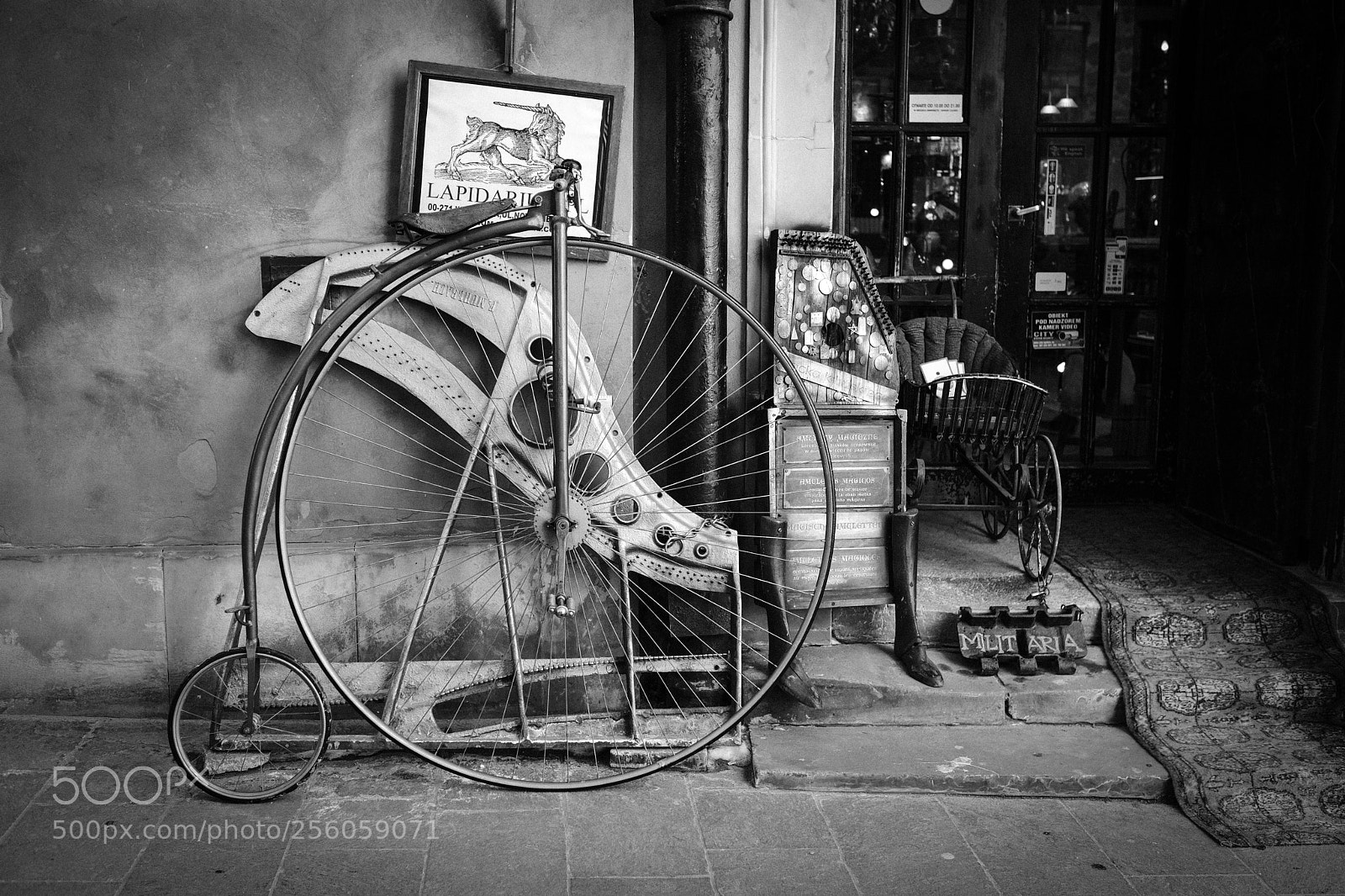 Fujifilm X-T2 sample photo. Antique shop b&w photography
