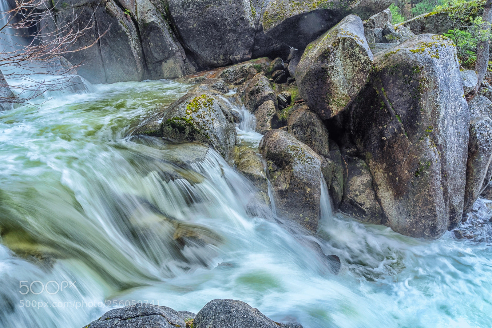 Sony a6000 sample photo. Fast moving water, yosemite photography