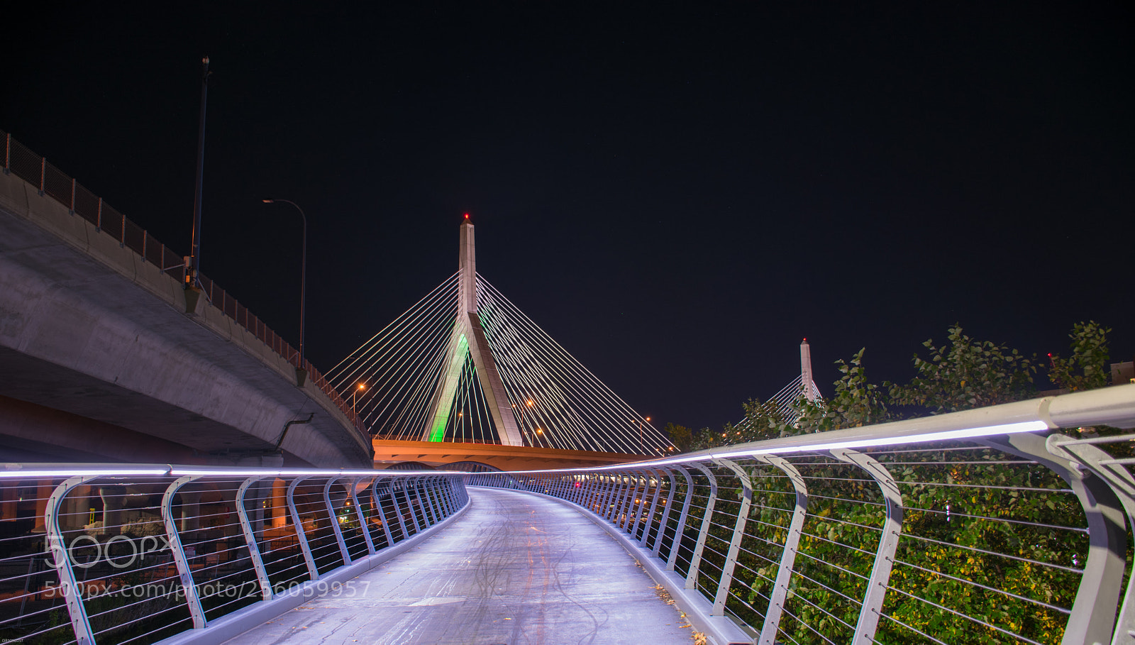 Nikon D3400 sample photo. Zakim bridge in boston photography