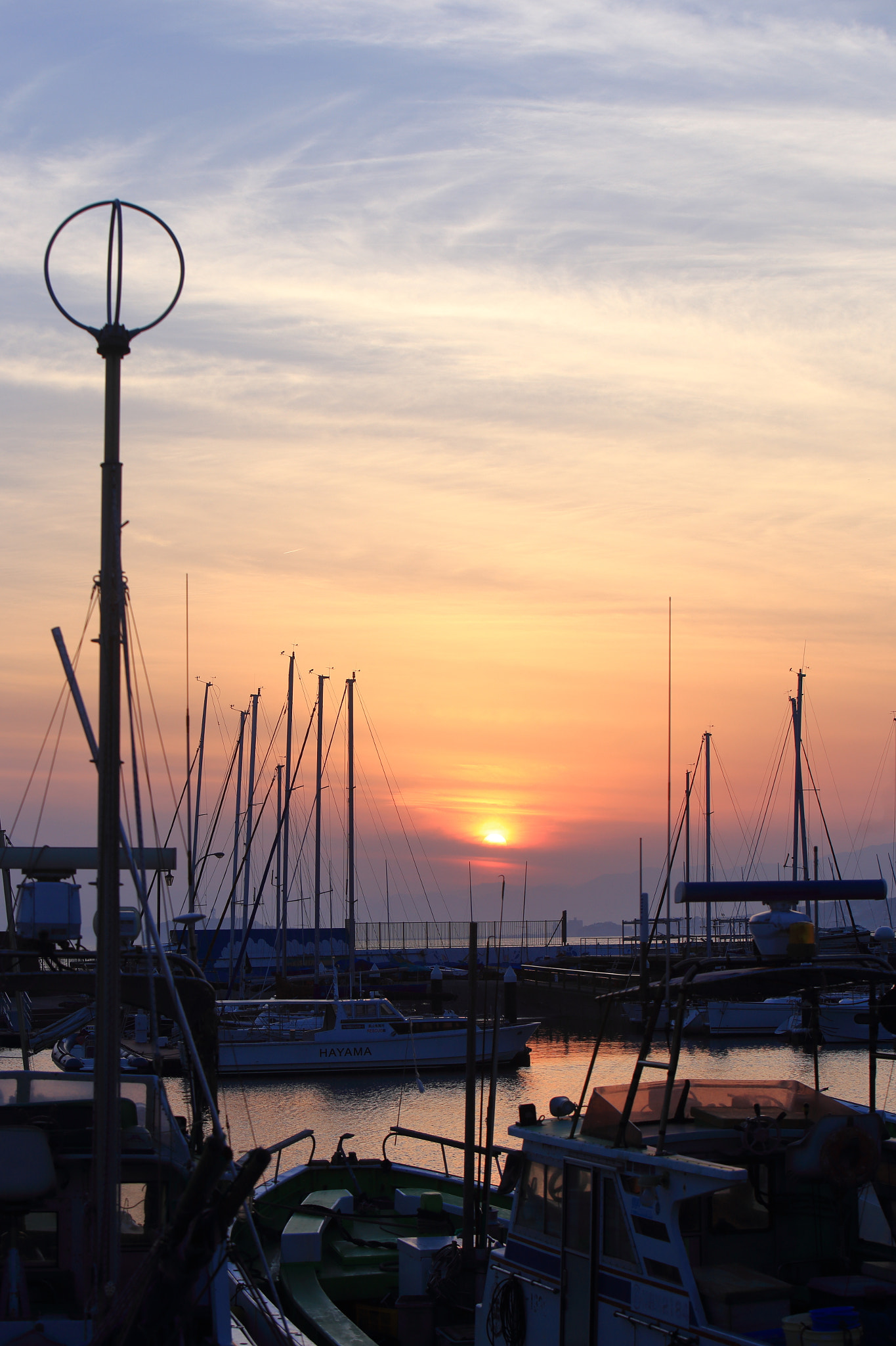 Canon EOS 6D + Canon EF 70-200mm F2.8L IS USM sample photo. Hayama marina photography