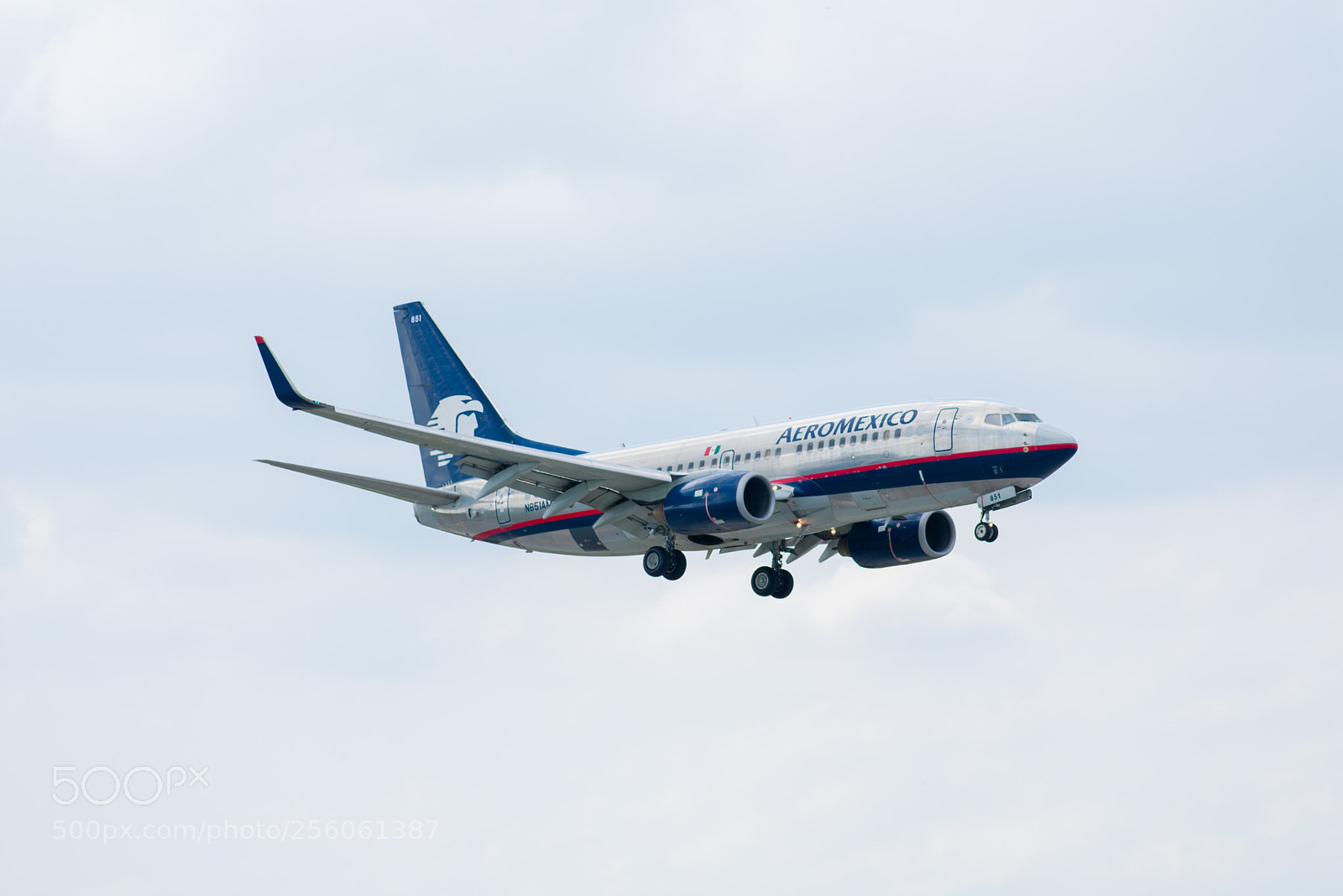 Nikon D3400 sample photo. Aeromexico final approach at photography