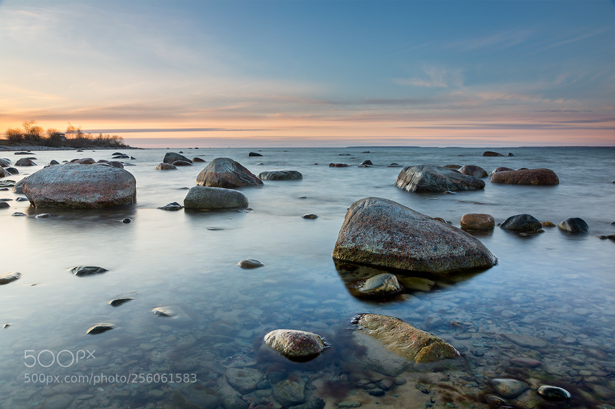 Canon EOS 6D sample photo. Evening by shallow water photography