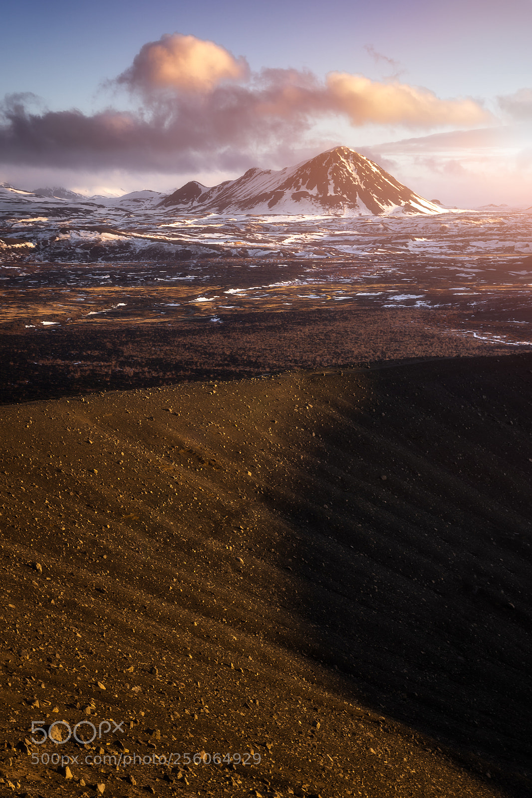 Sony a7R III sample photo. Hverfjall sunrise photography