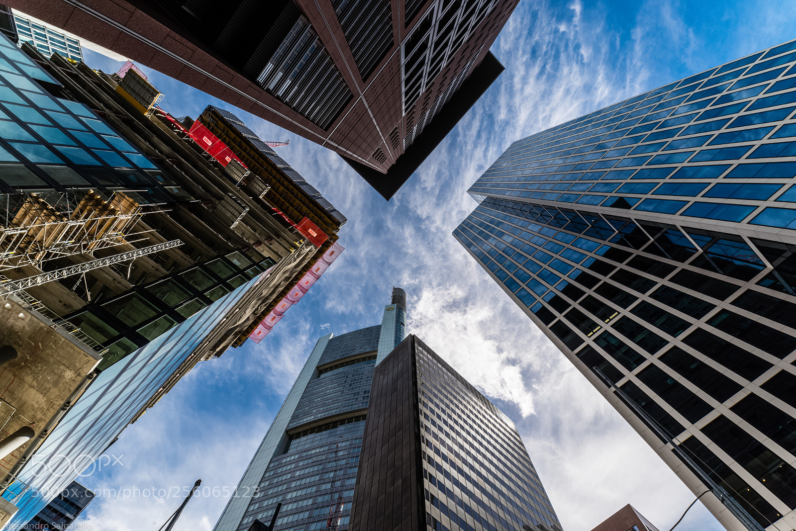 Nikon D610 sample photo. Frankfurt skyscraper photography