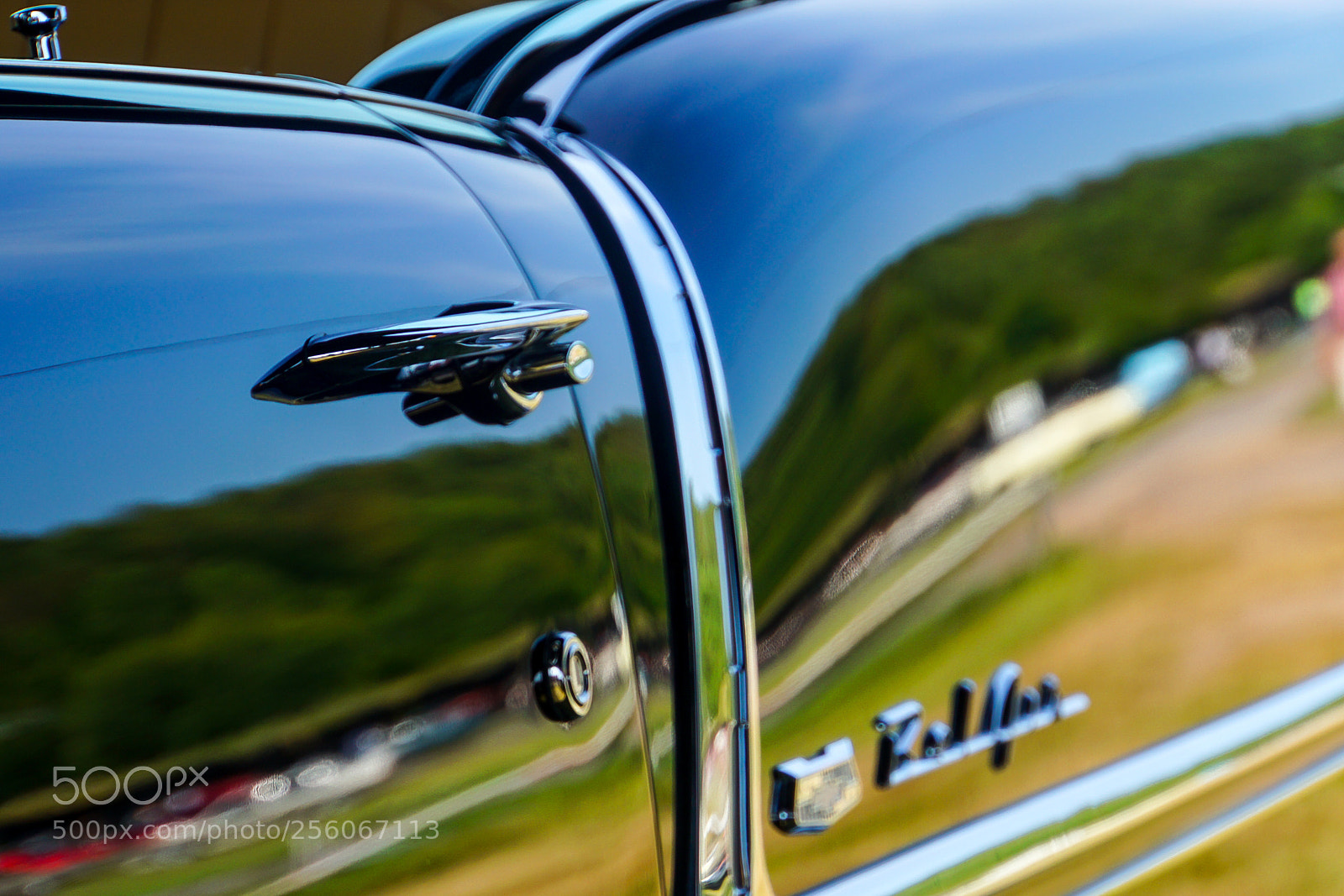 Sony a6000 sample photo. Chevy reflection photography