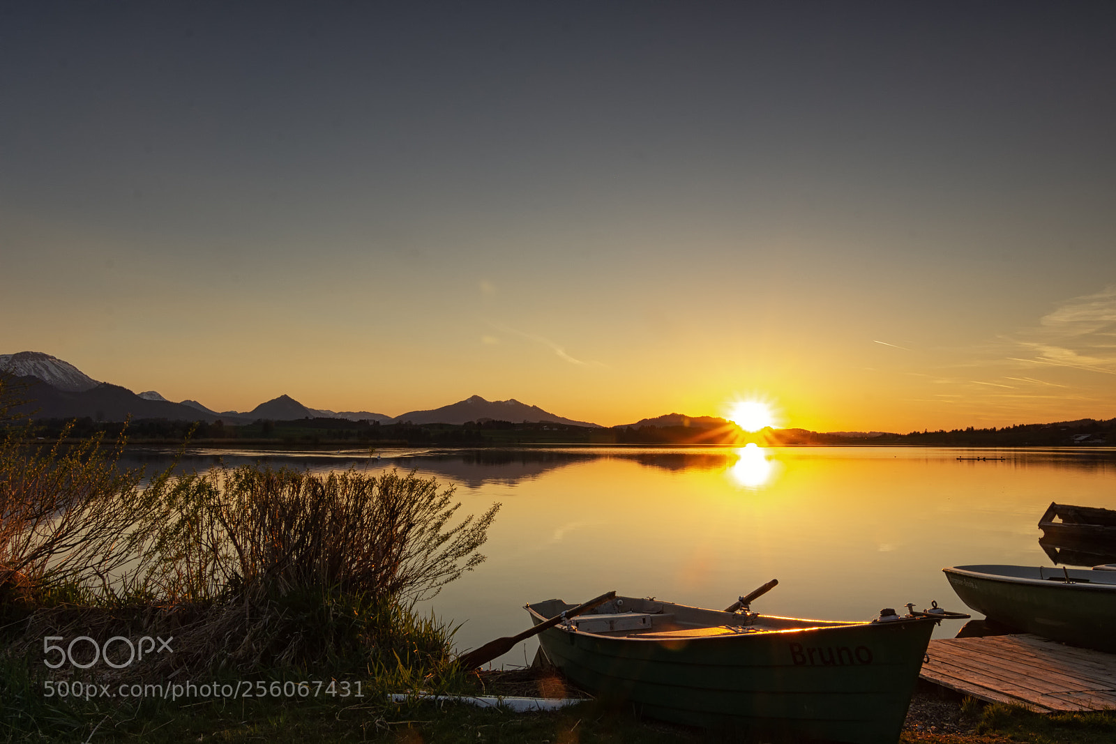Canon EOS 600D (Rebel EOS T3i / EOS Kiss X5) sample photo. Sonnenuntergang am hopfensee photography