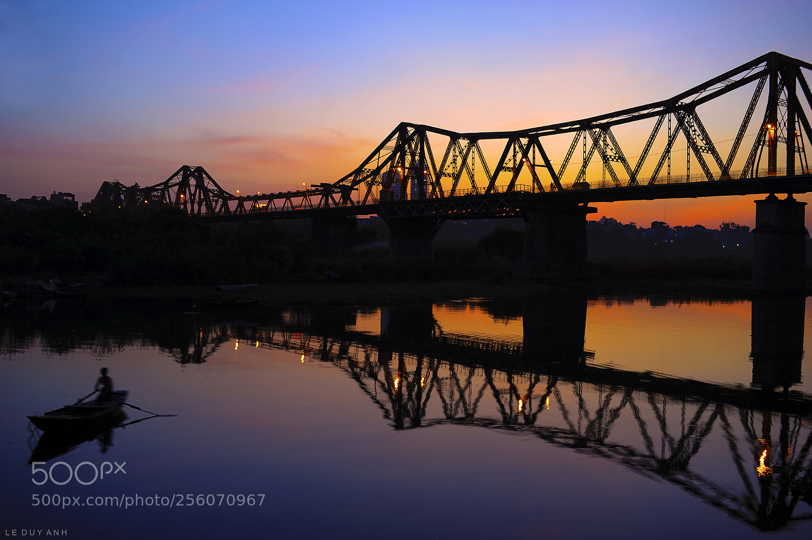 Nikon D700 sample photo. Long bien bridge photography