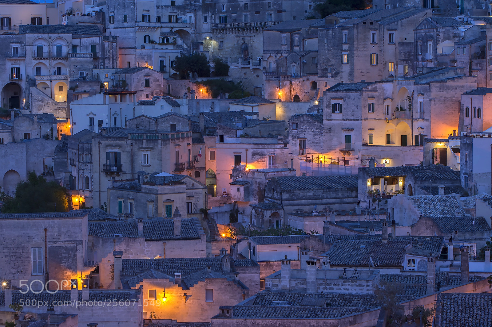 Nikon D7200 sample photo. Matera by night photography