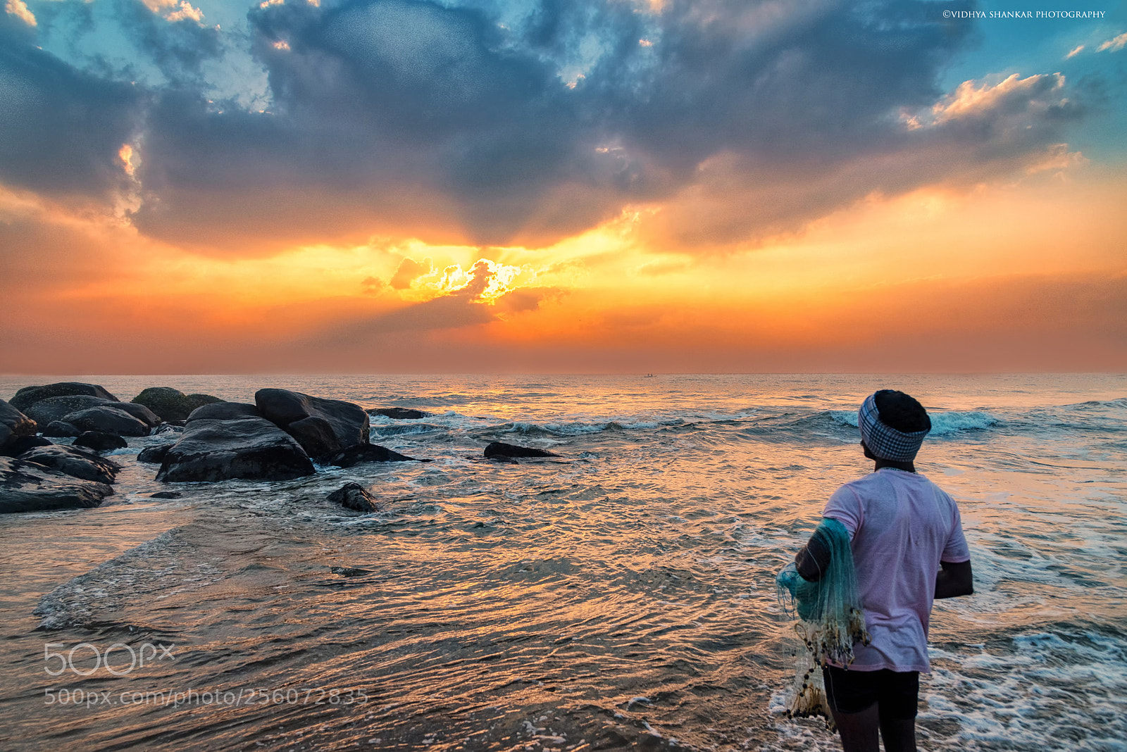 Nikon D750 sample photo. Kovalam mornings photography