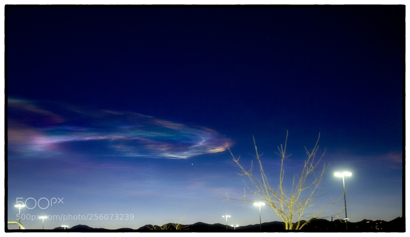 Nikon D800 sample photo. Iridescent clouds photography