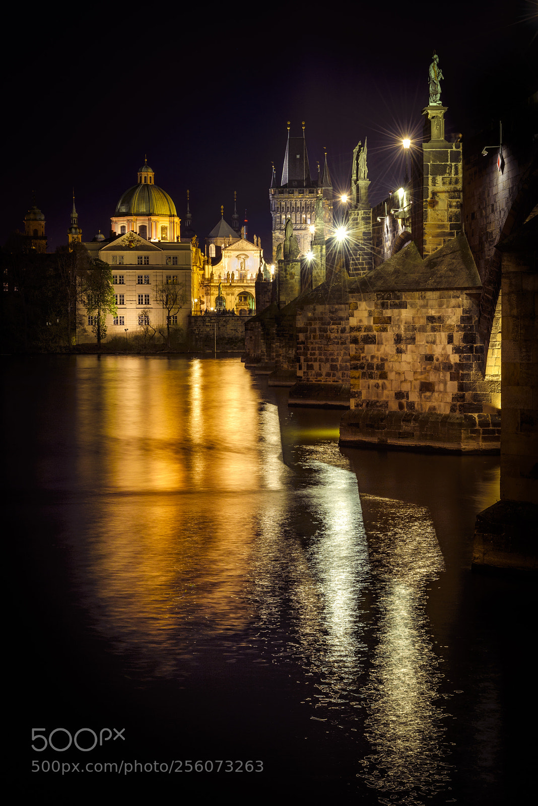 Nikon D610 sample photo. Night prague photography