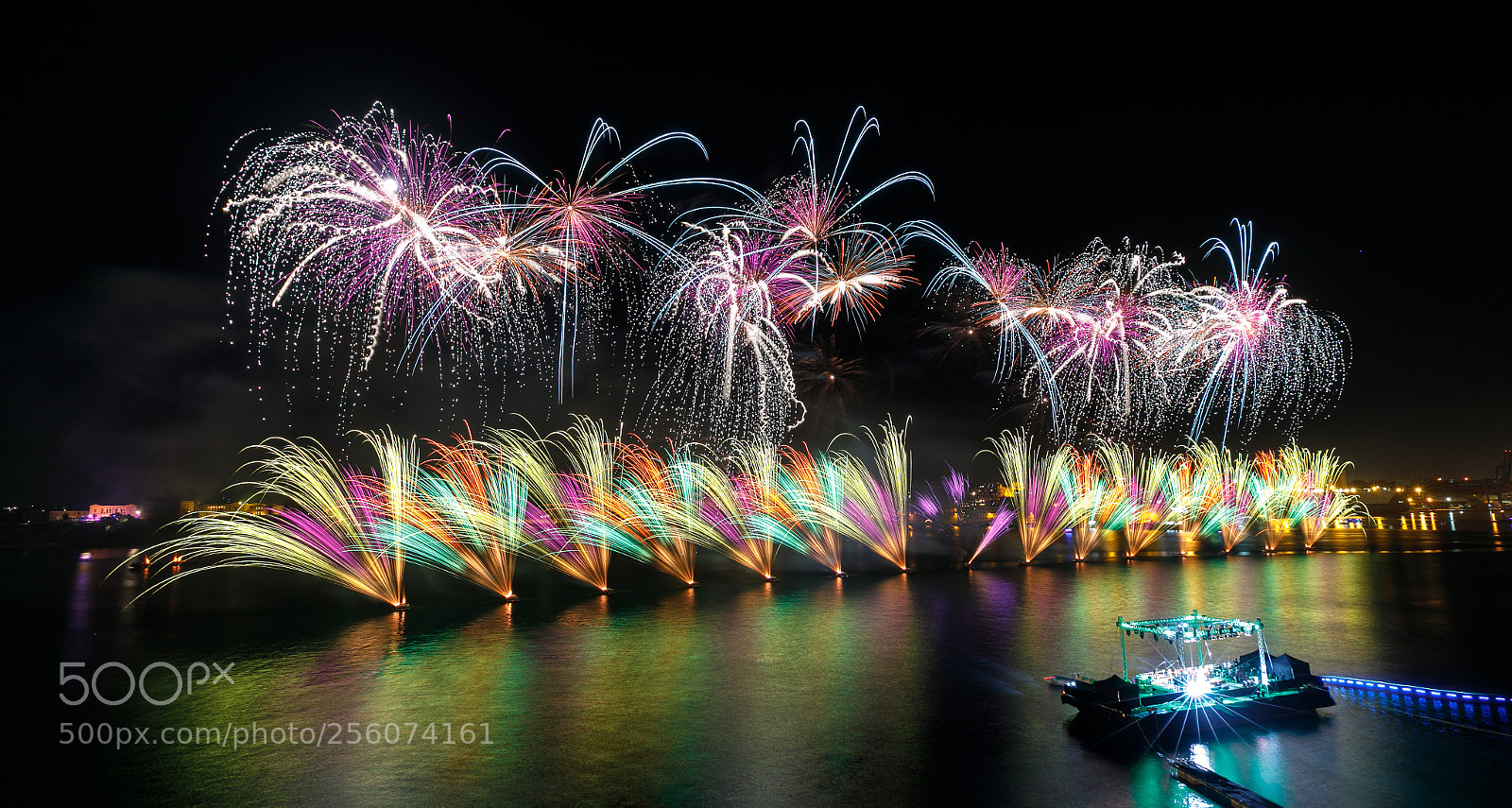 Canon EOS 5D Mark IV sample photo. Malta fireworks festival over photography