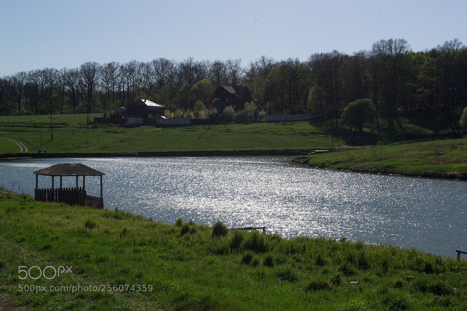 Nikon D3100 sample photo. Gazebo on the shore photography