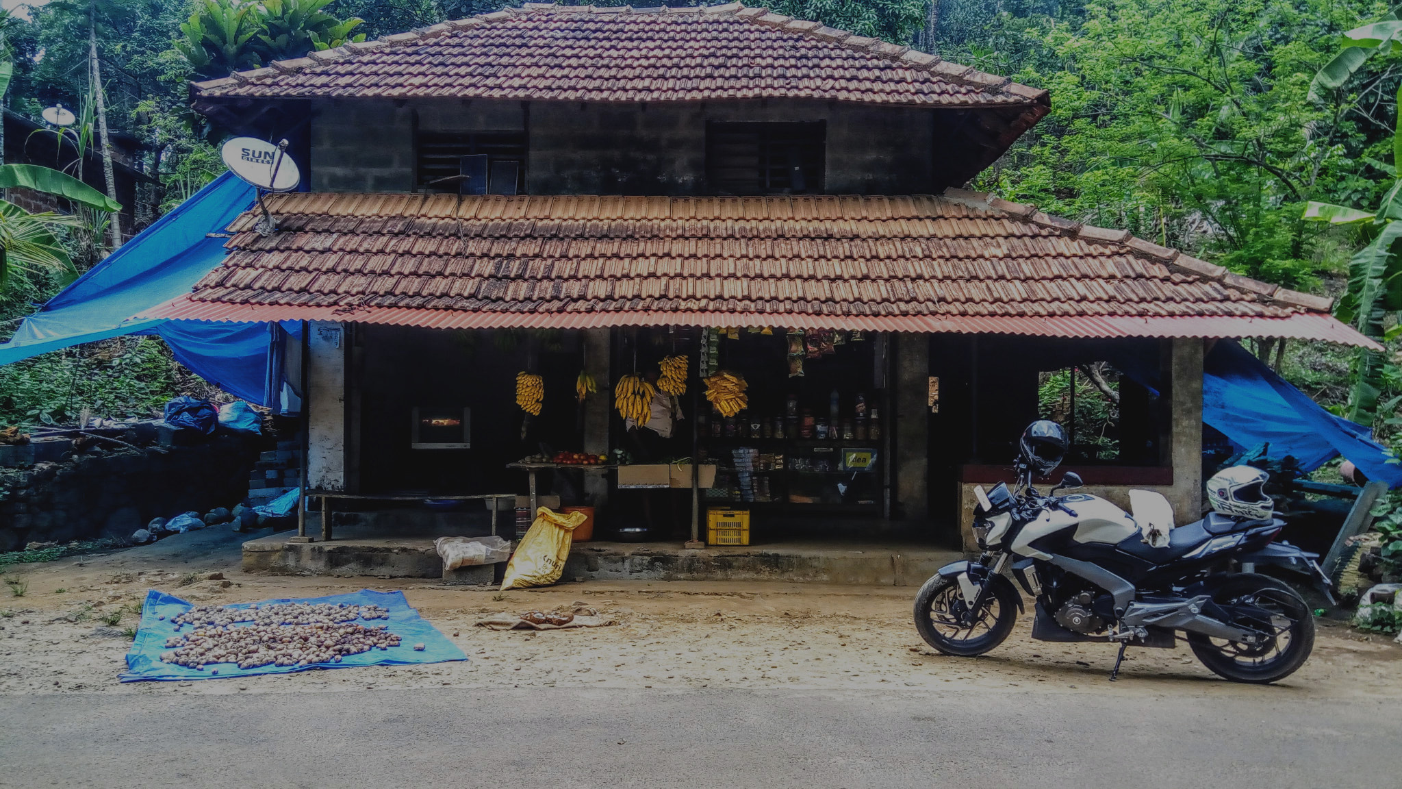 Lenovo VIBE X3 LITE sample photo. A general stores in indian village.... photography