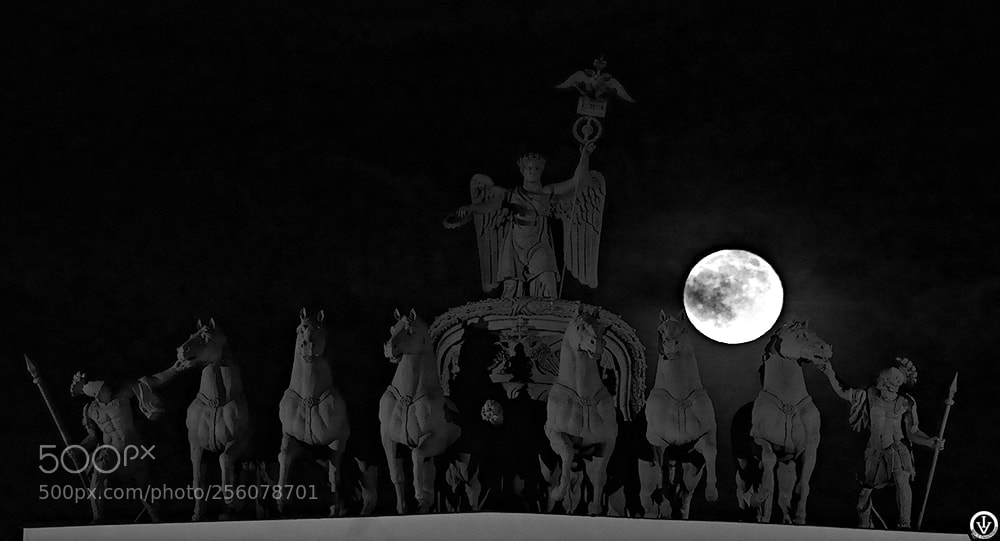Sony SLT-A65 (SLT-A65V) sample photo. Moon photography
