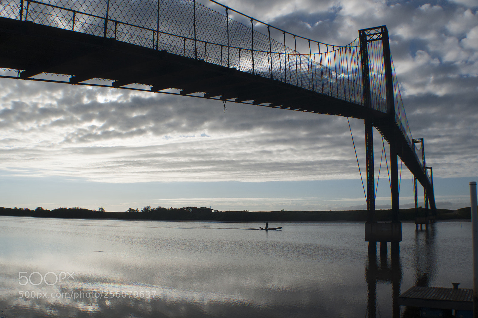 Nikon D5000 sample photo. Suspension bridge photography