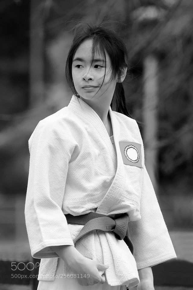Olympus OM-D E-M1 Mark II sample photo. Aikido girl photography