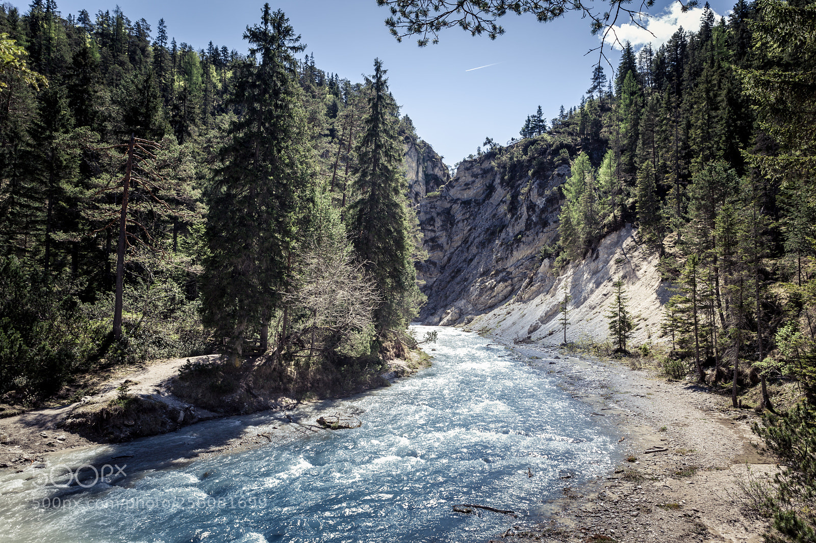 Canon EOS 5D Mark II sample photo. Blue river photography