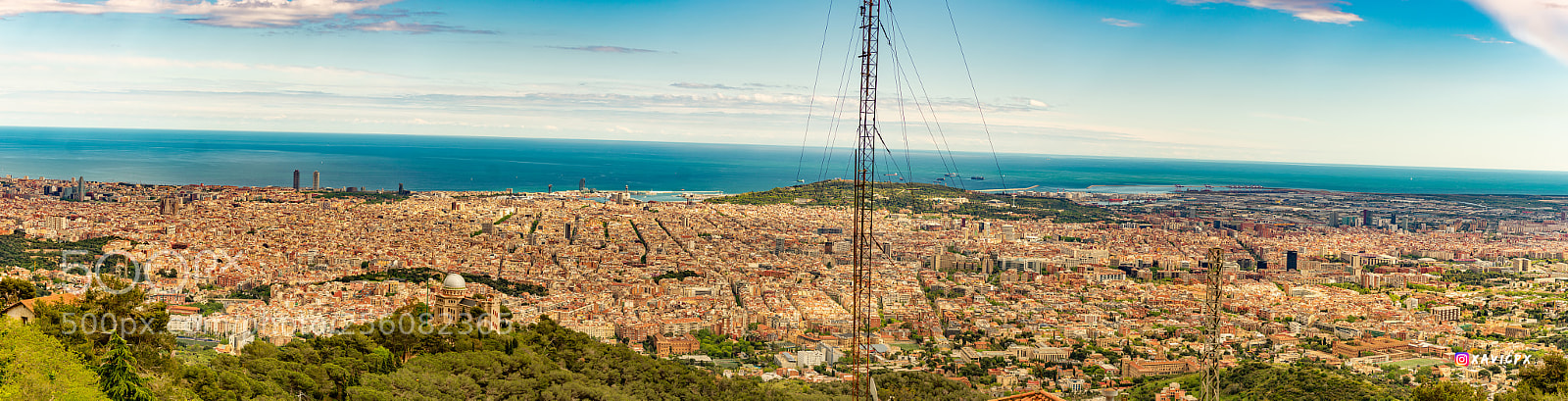 Nikon D3400 sample photo. Tibidabo pano photography