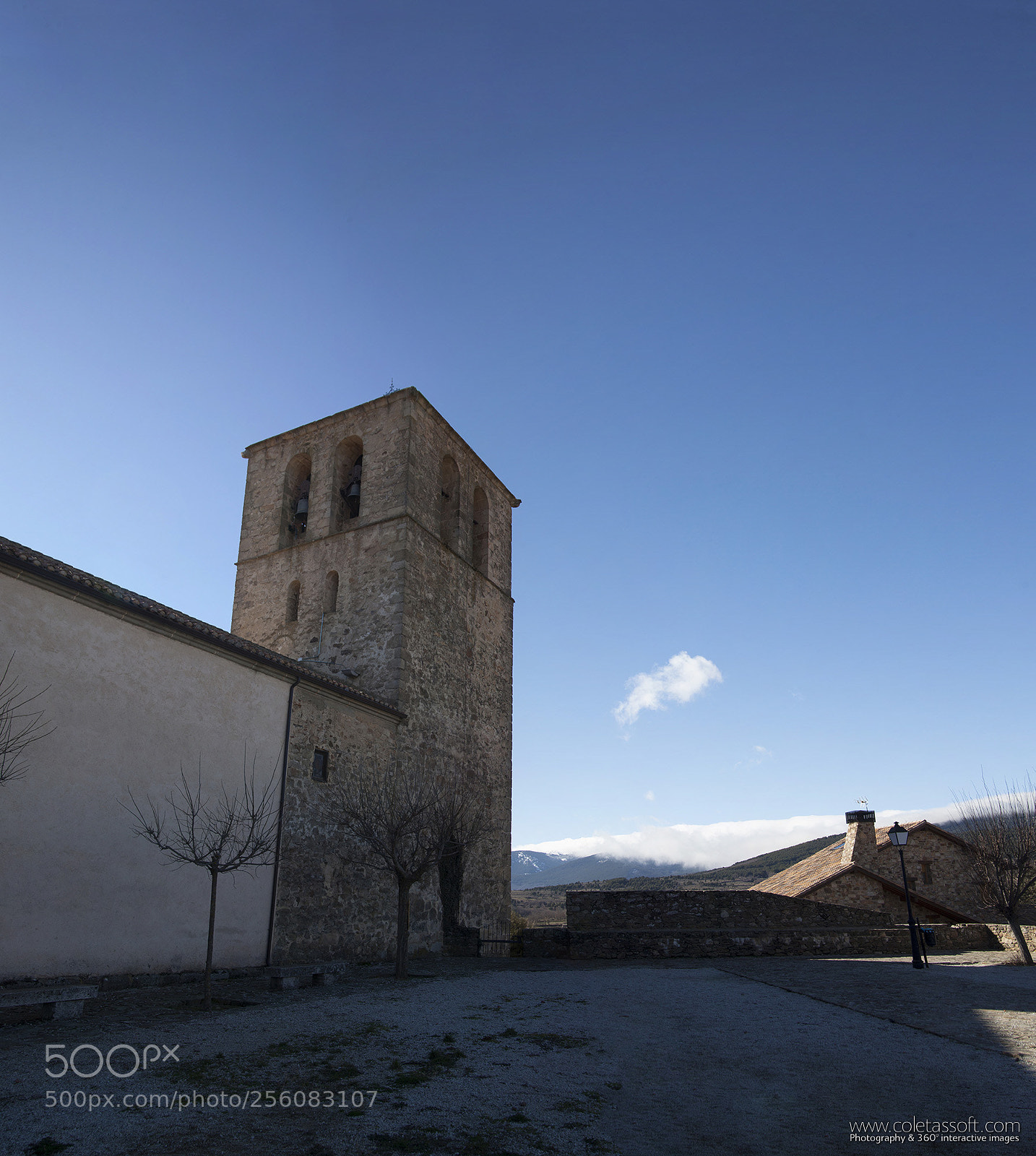 Canon EOS 5D Mark II sample photo. Pano iglesia san vicente photography
