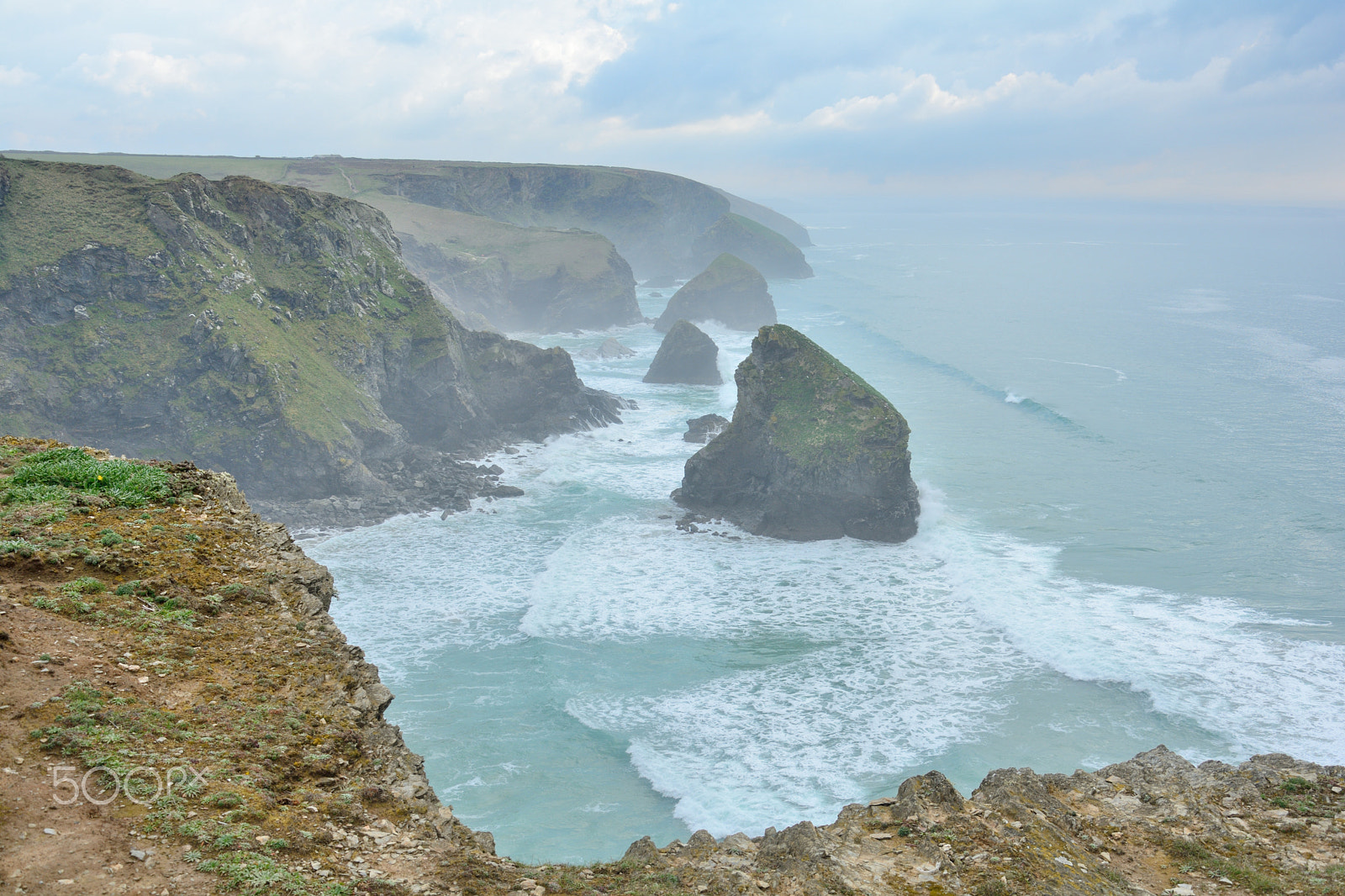 Nikon D7100 sample photo. Bedruthan steps photography