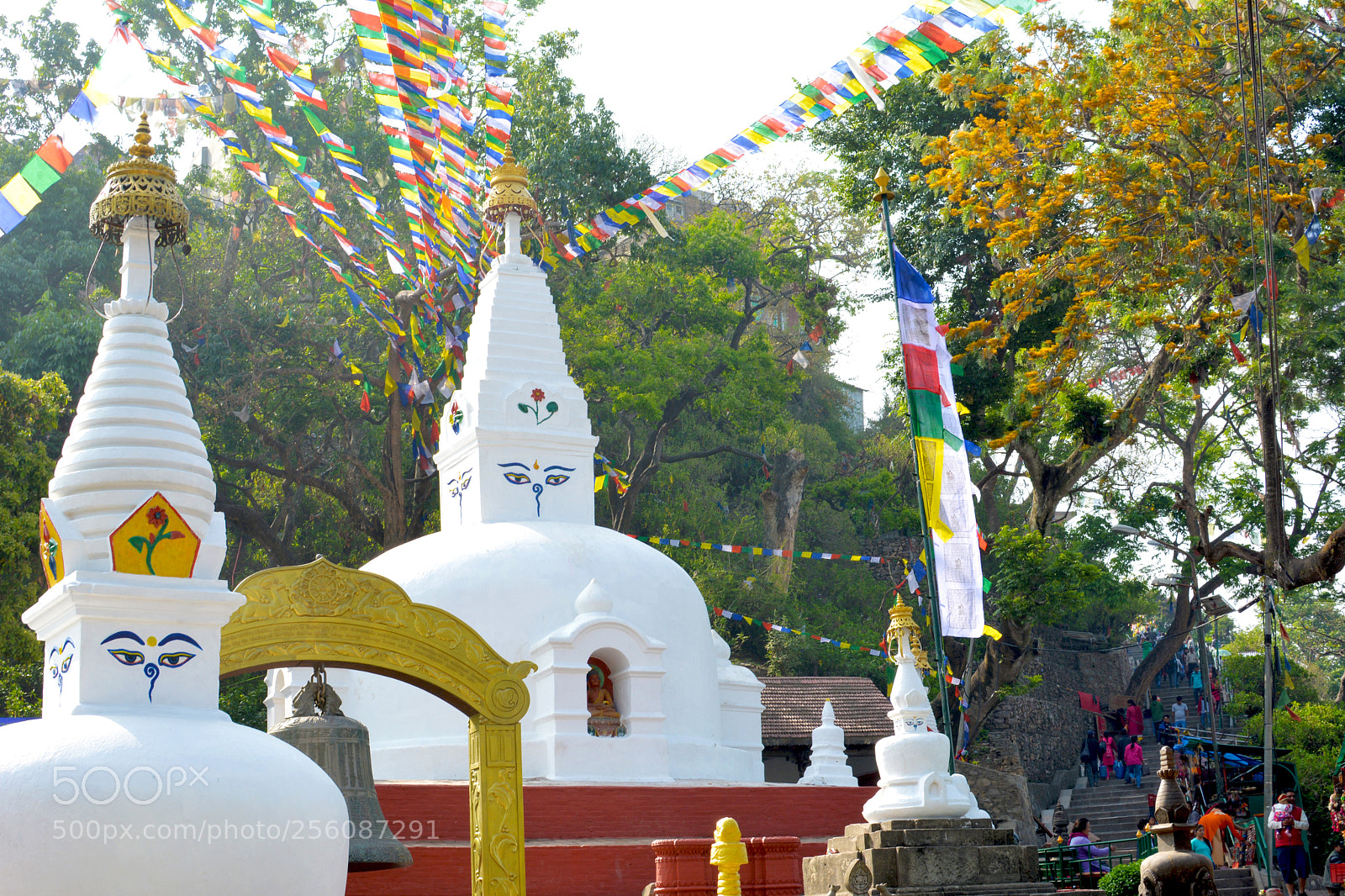 Nikon D5200 sample photo. White stupa photography