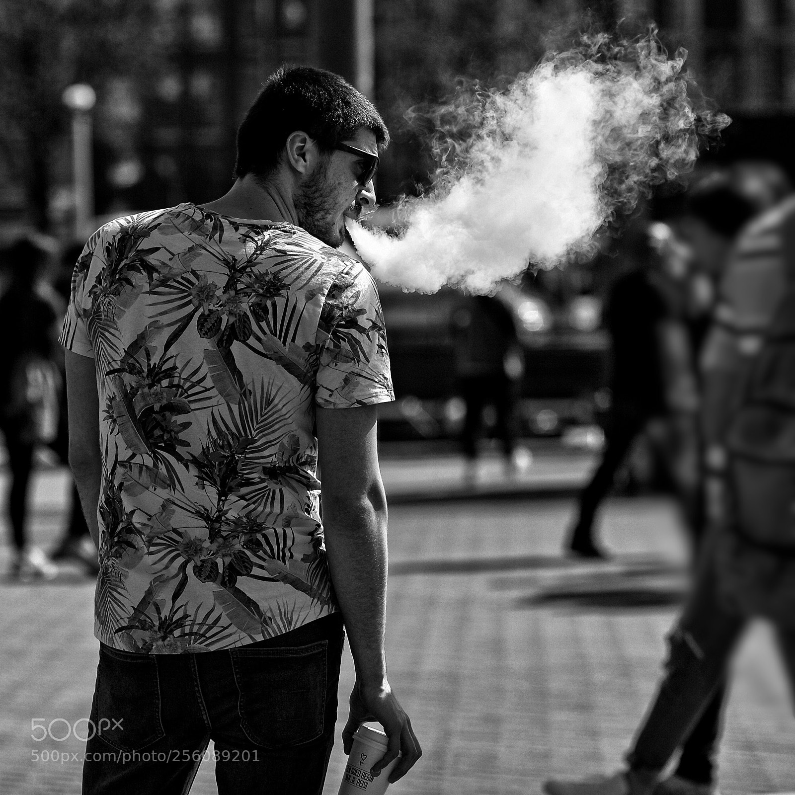 Canon EOS 5D Mark II sample photo. Amsterdam smoke photography