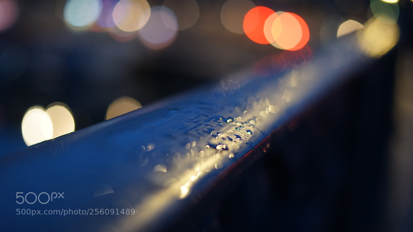 Sony a7 sample photo. Night rail photography