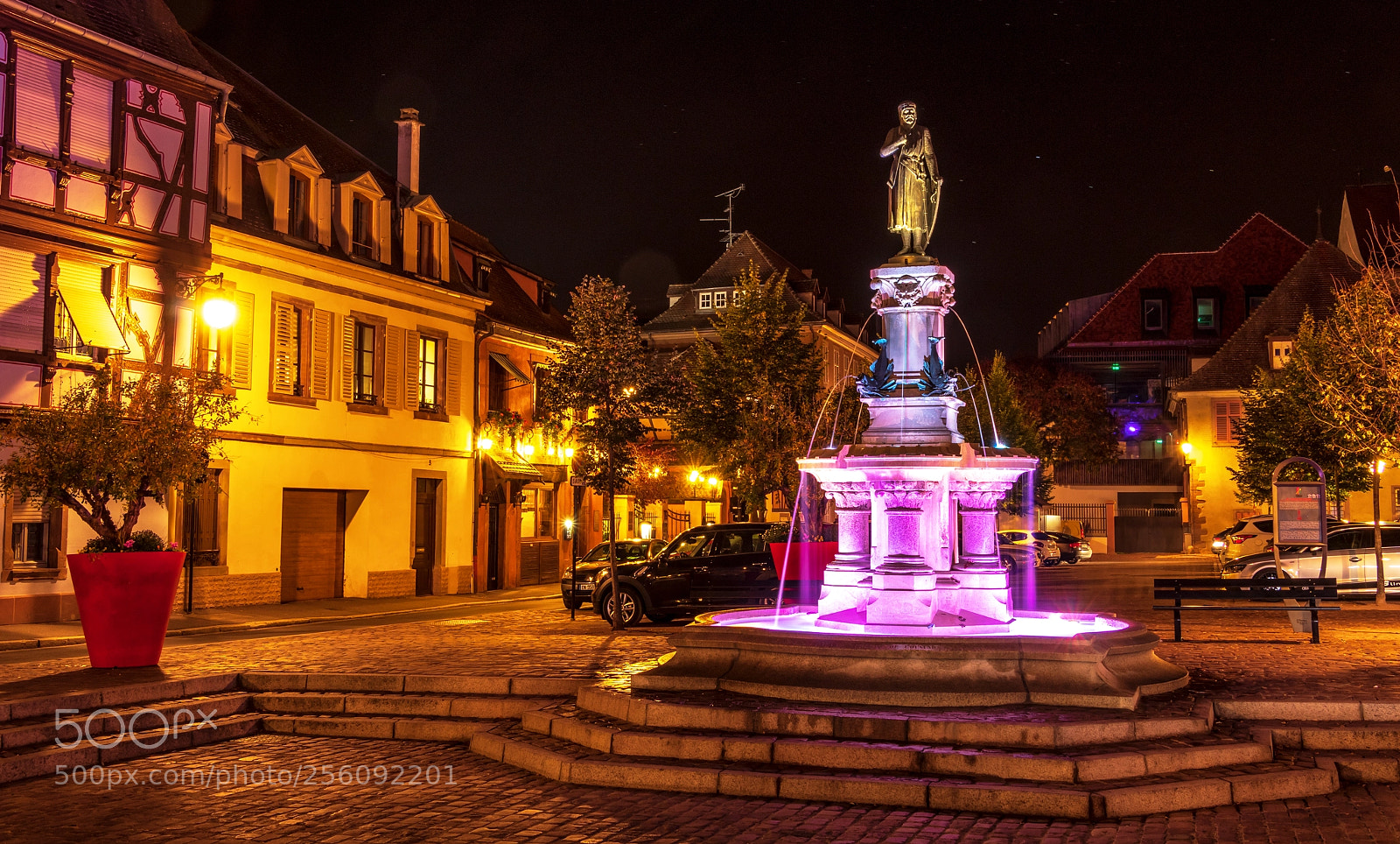 Canon EOS 80D sample photo. A fountain in colmar photography