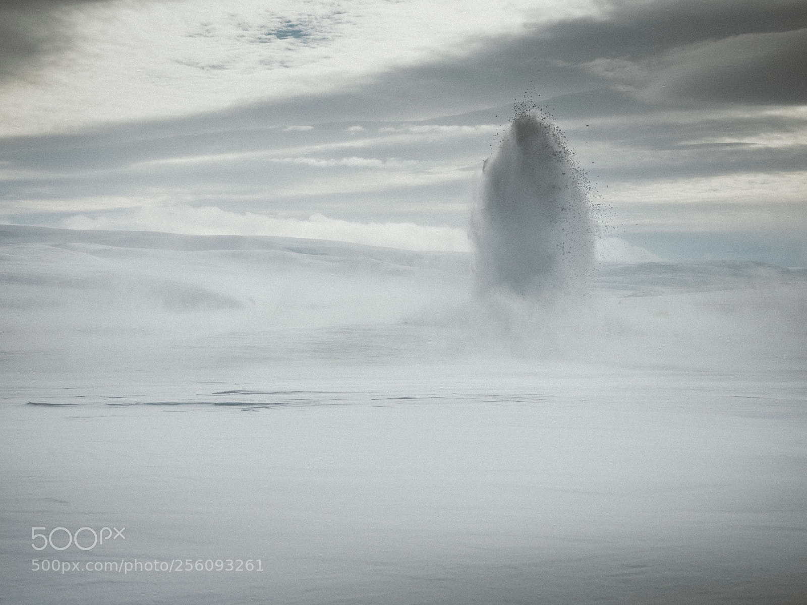 Olympus OM-D E-M5 II sample photo. Snow geyser ... photography