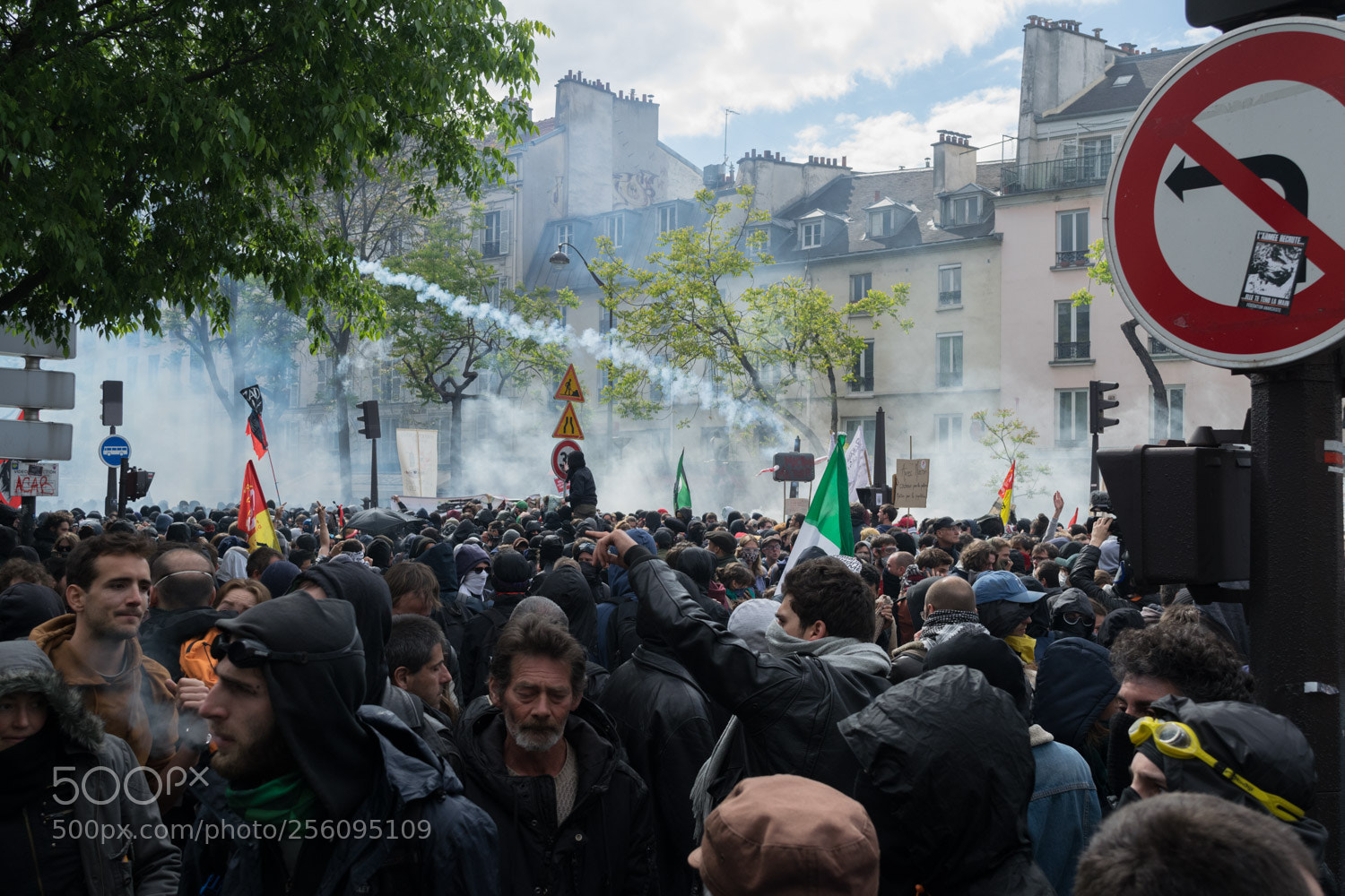 Nikon D5300 sample photo. Paris may day march photography