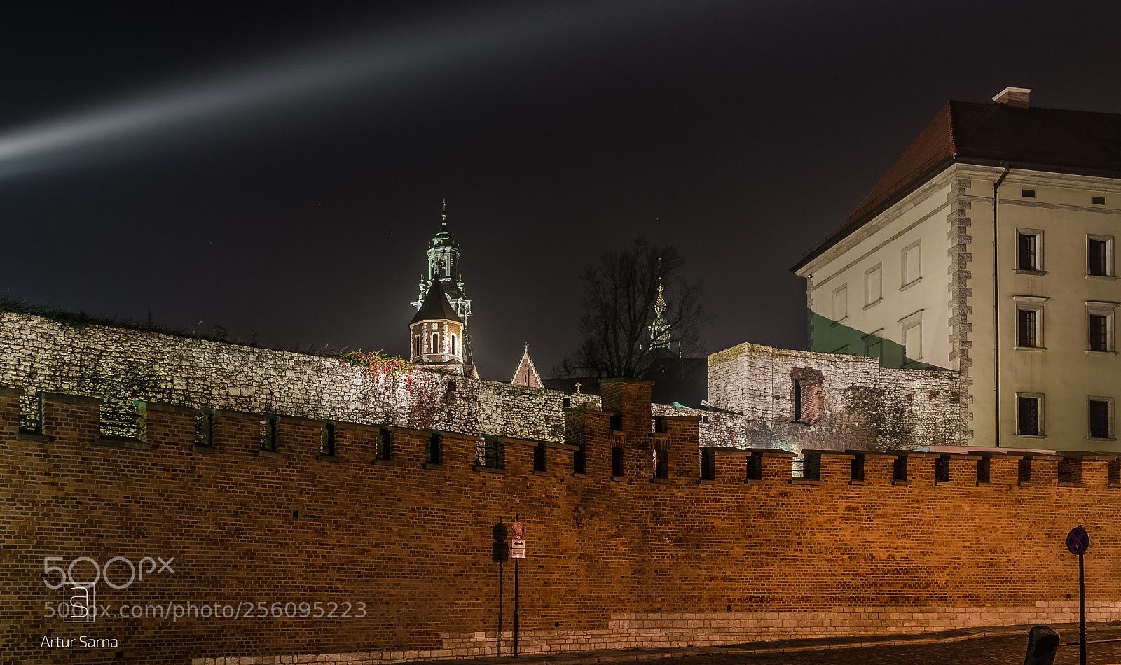 Nikon D5100 sample photo. Wzgórze wawelskie nocą. photography