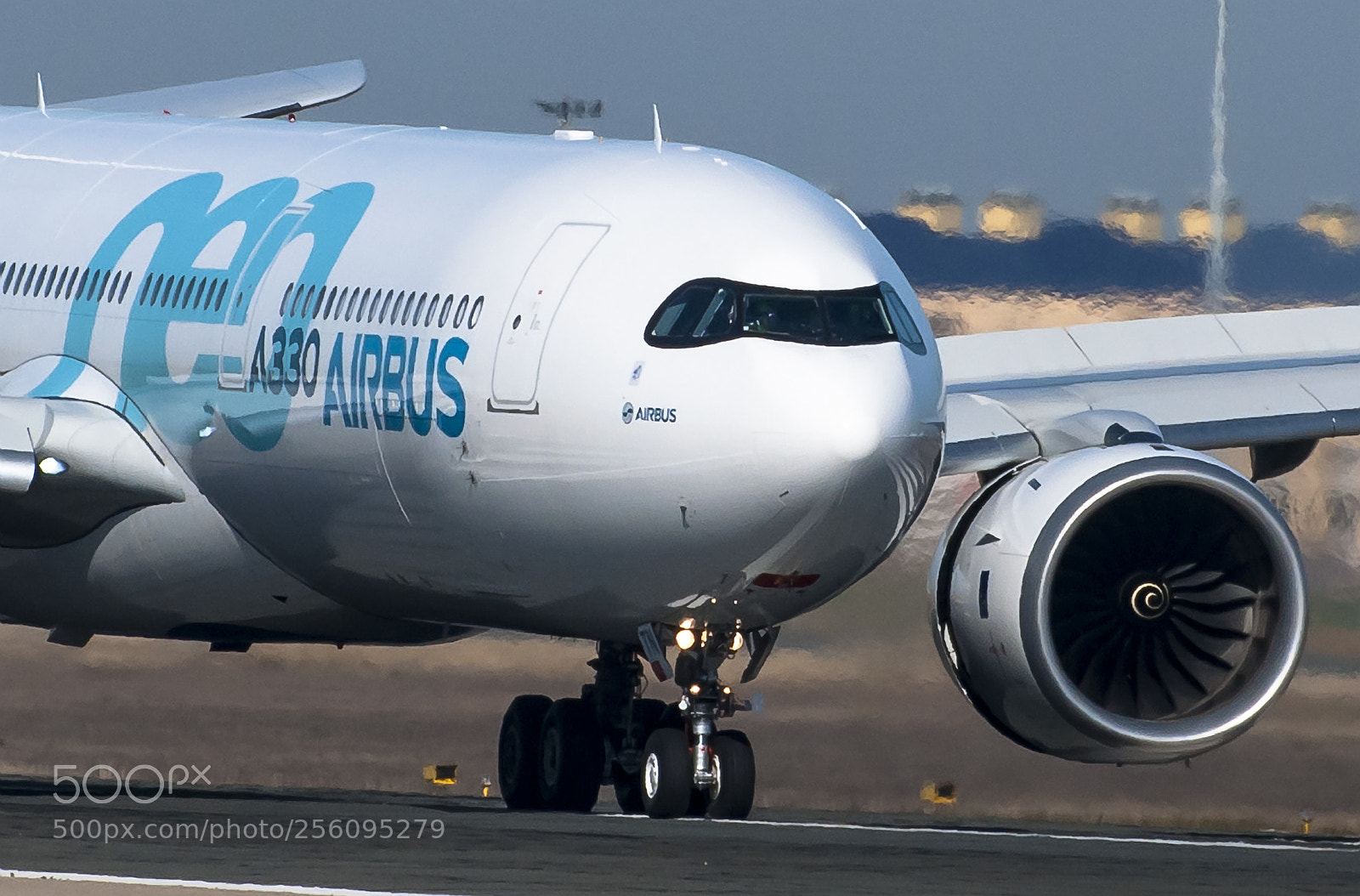 Nikon D90 sample photo. Airbus 330 neo photography