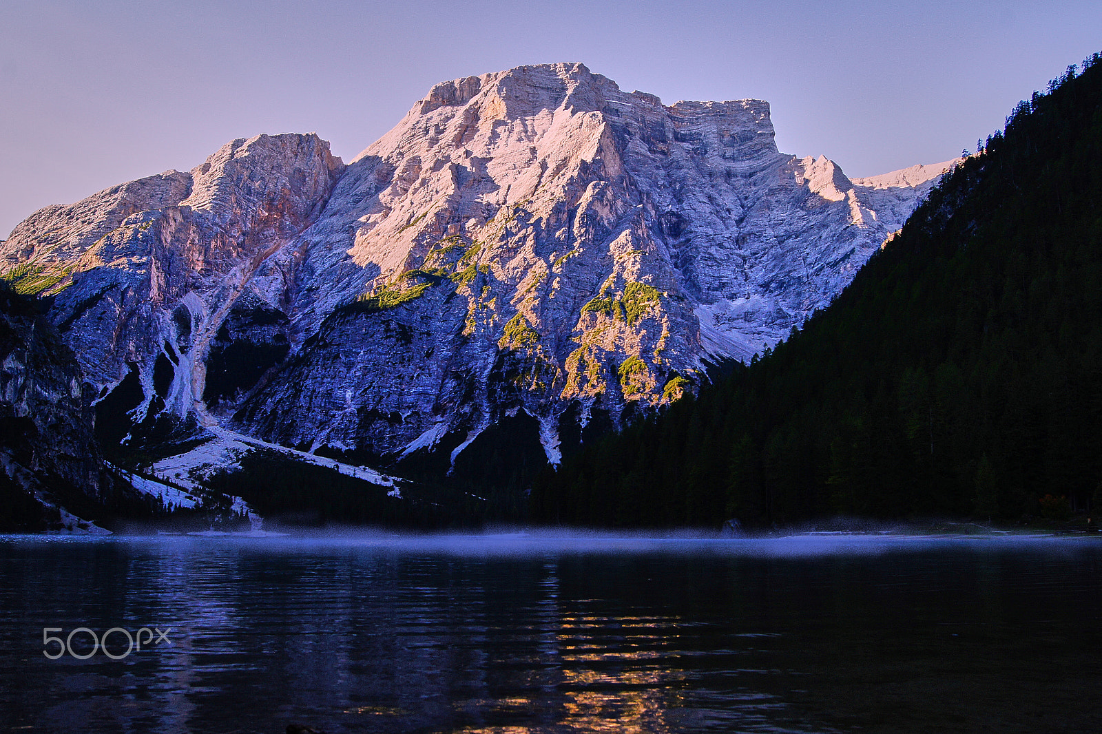 Sony Alpha DSLR-A500 sample photo. Early morning at the lake prags photography