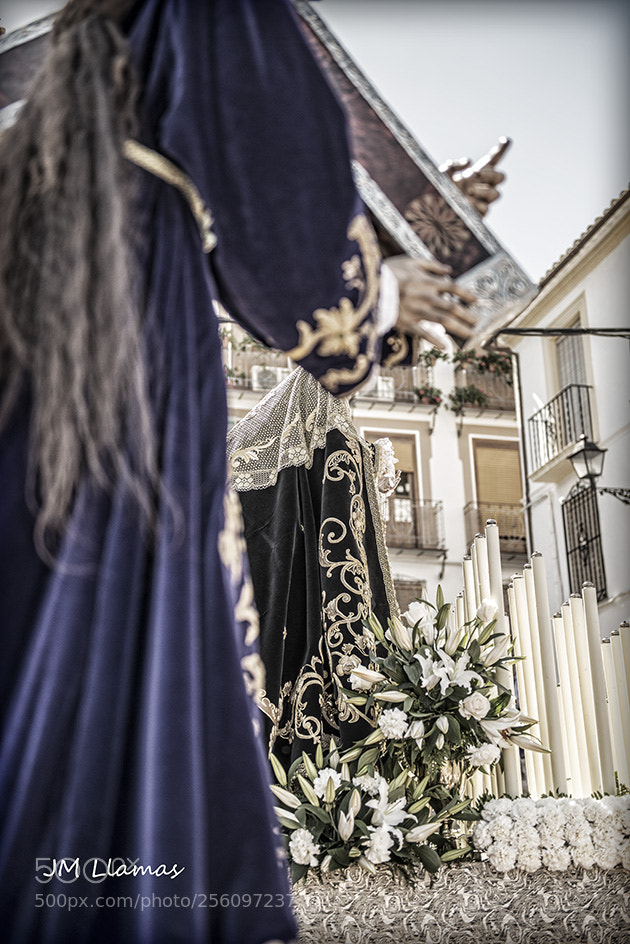 Nikon D610 sample photo. Nazreno y virgen photography