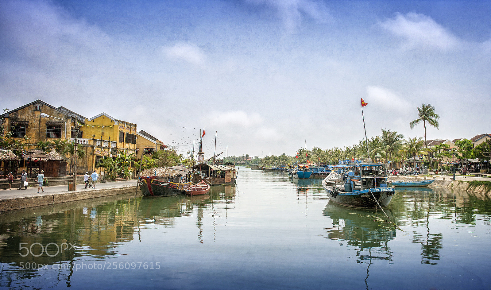 Nikon D700 sample photo. Hoi an water way photography