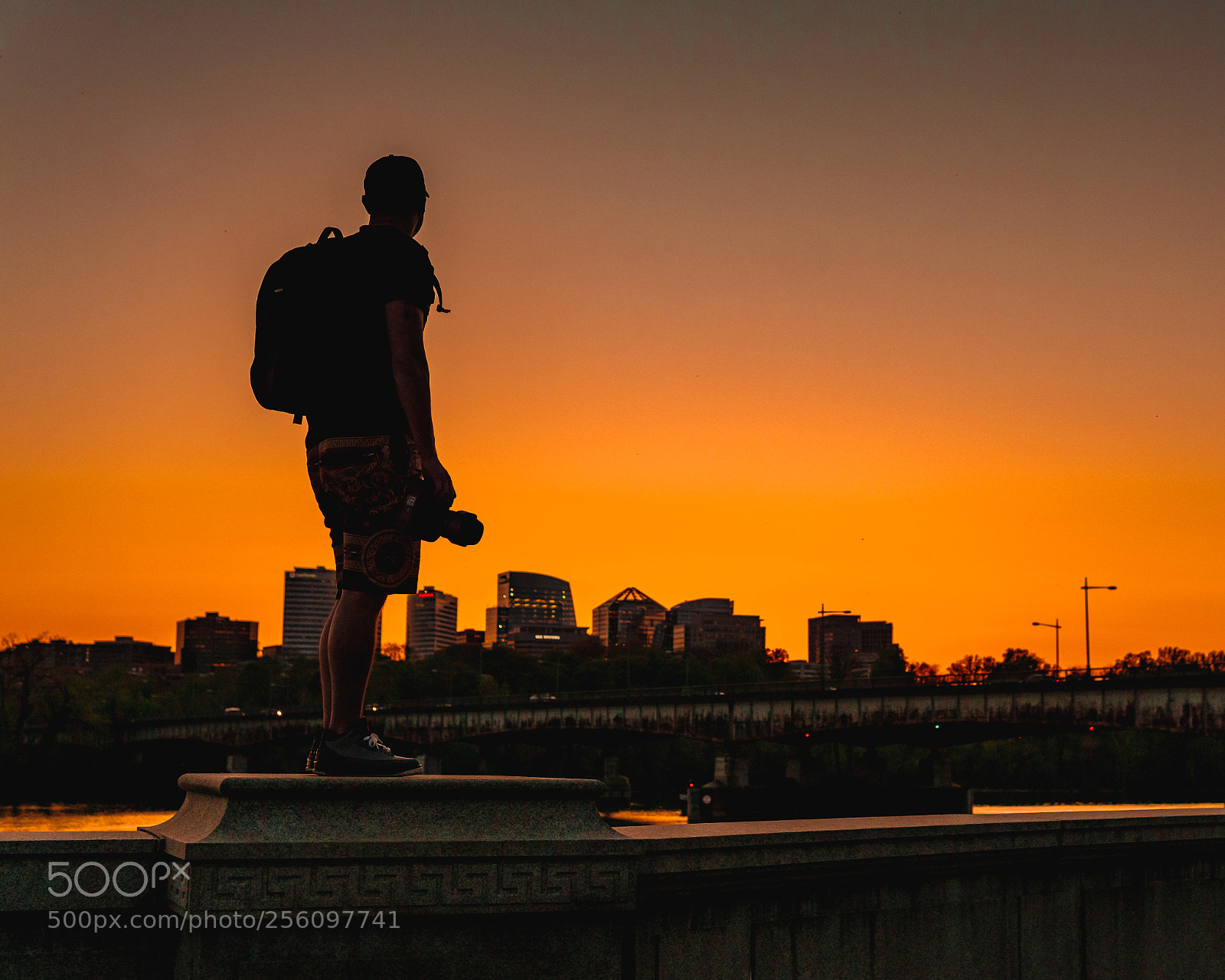 Sony a6000 sample photo. Georgetown waterfront silhouette photography