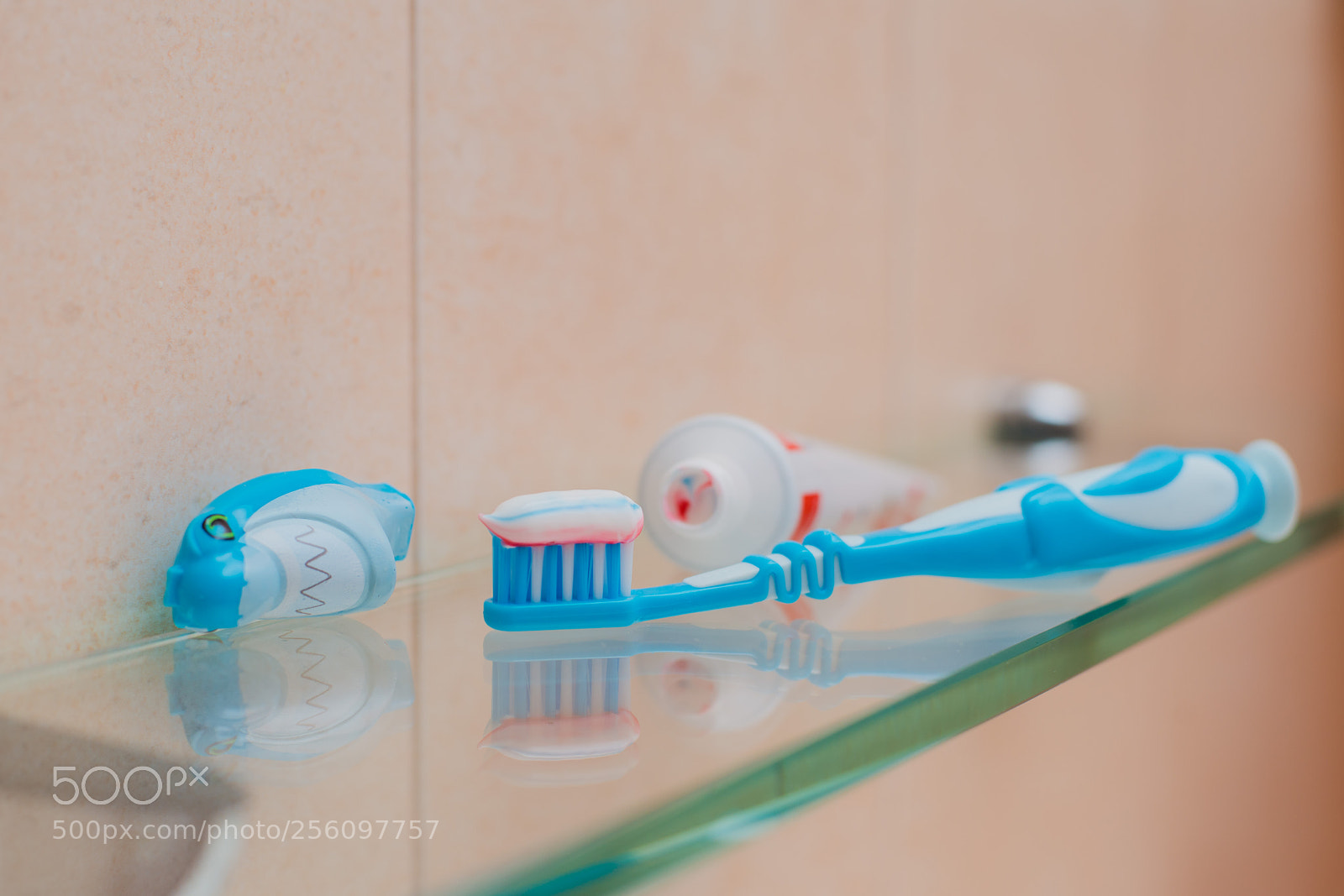 Nikon D800 sample photo. Baby toothbrush and toothpaste photography