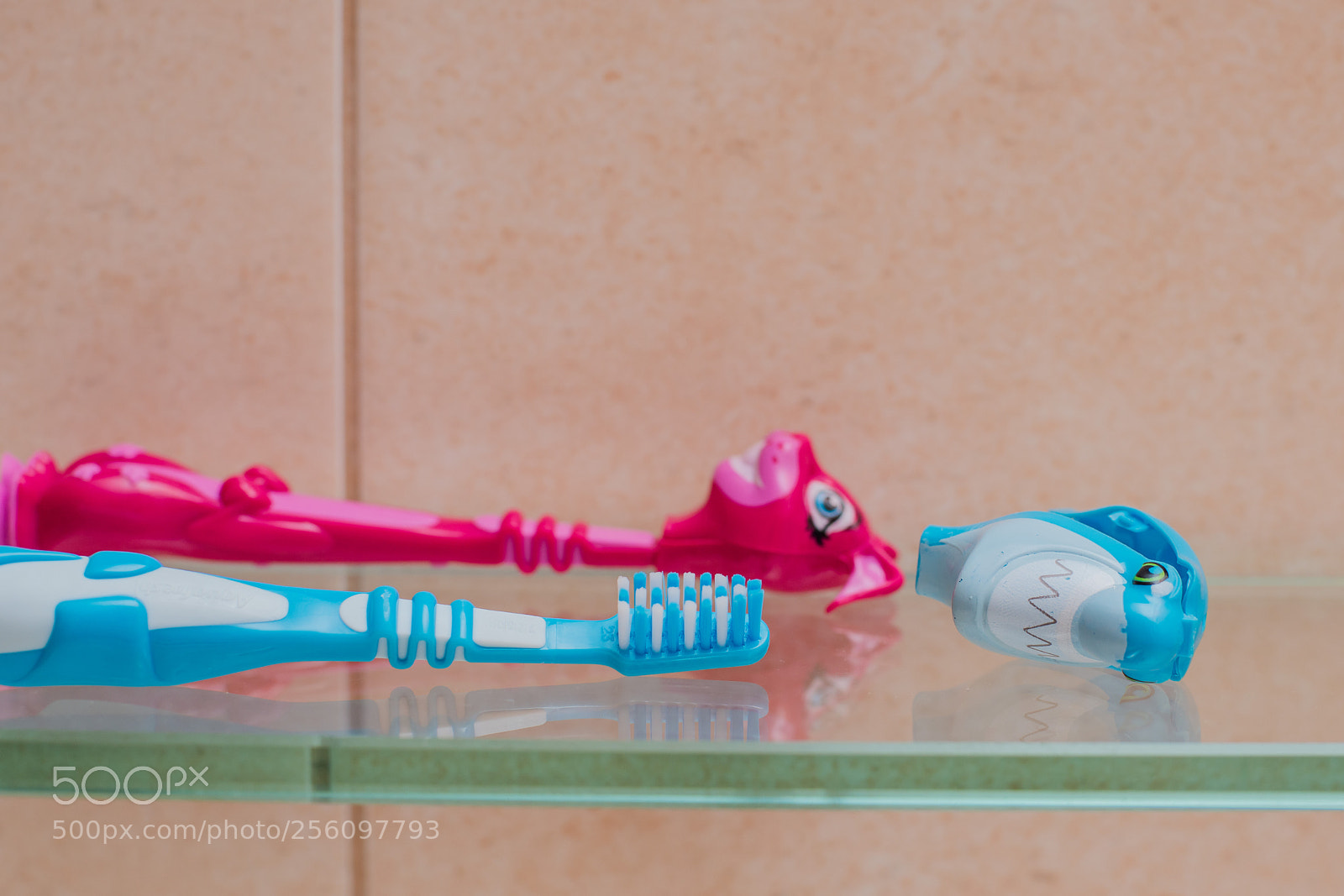 Nikon D800 sample photo. Baby toothbrush and toothpaste photography