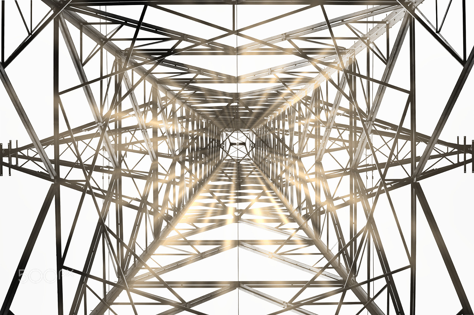 Nikon D610 sample photo. Electricity transmission tower photography