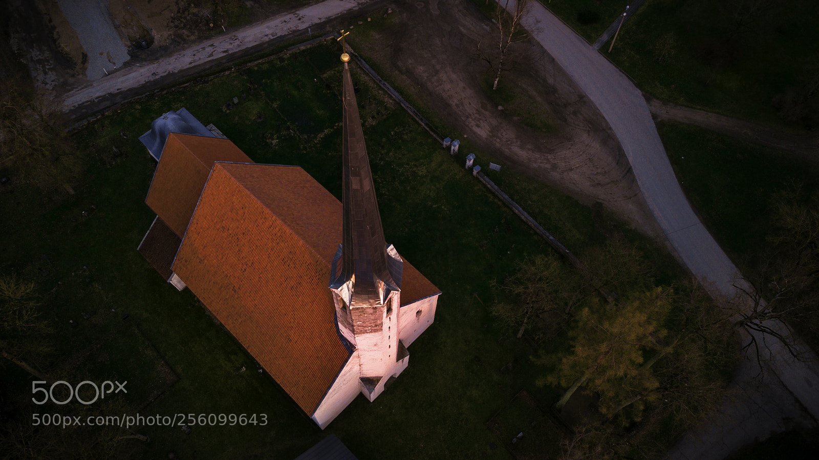 DJI FC220 sample photo. Väike-maarja church photography